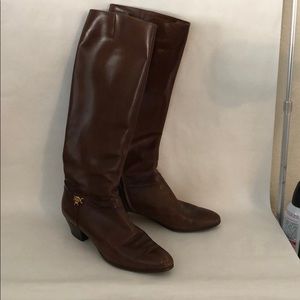 Salvatore Ferragamo brown Riding Boots